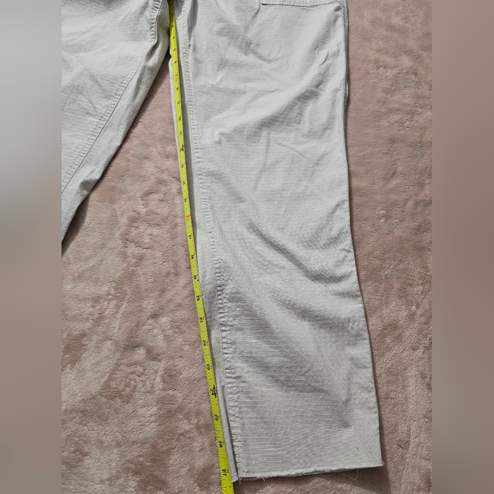 Vuori Vintage Ripstop Pants Coconut Light Khaki DuraTerra | Size Xlarge - Picture 4 of 7